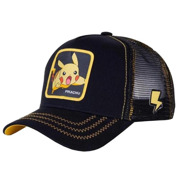 Czapka z daszkiem Capslab Pikachu Pokemon Trucker Czarna - CL/PKM2/1/PIK7