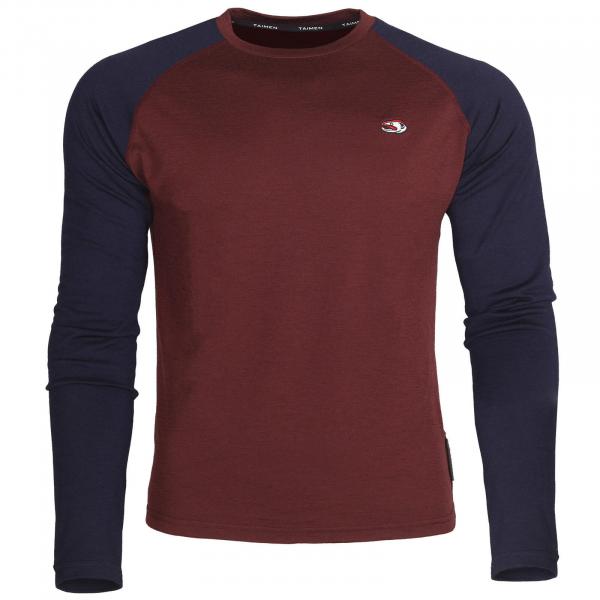 Koszulka merino Taimen Kerulen - Midnight/Wine
