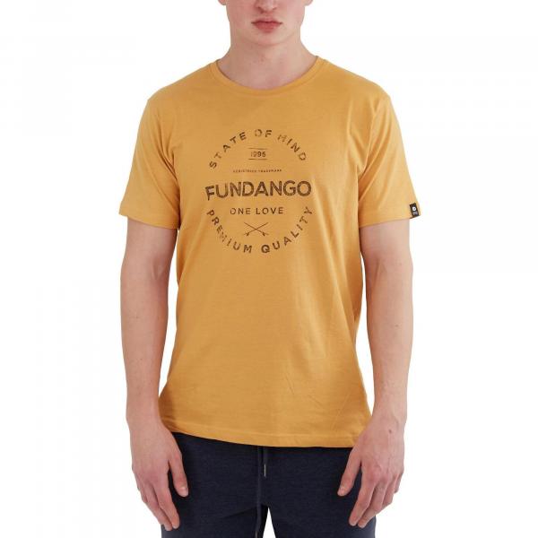 T-shirt męski Fundango Basic - T Logo-4 krótki rękaw