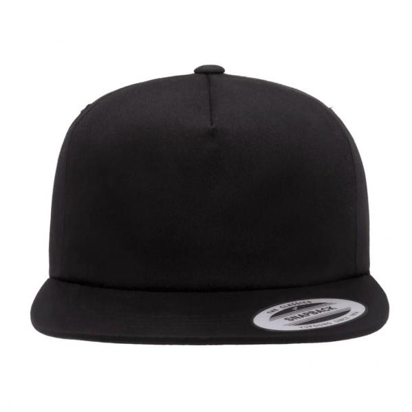 5 Panel Unstructured Snapback Cap