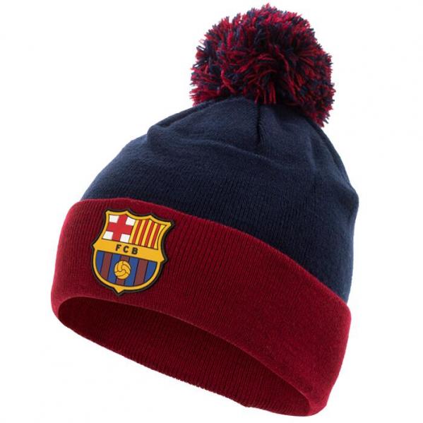 Czapka FC Barcelona beanie - oficjalna licencjonowana