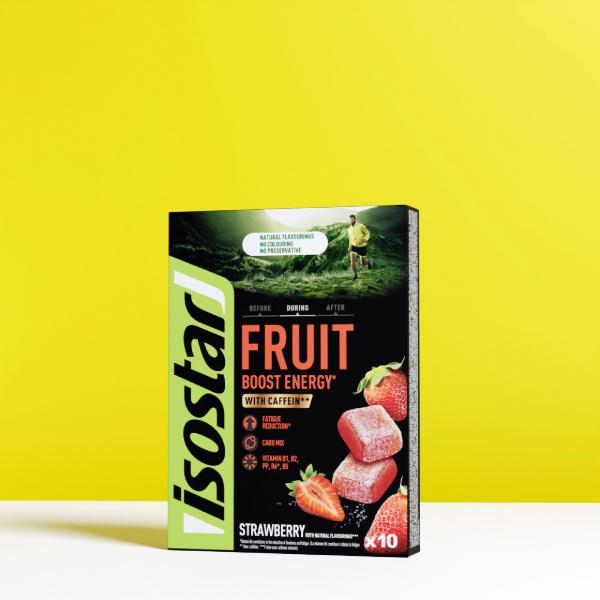 Galaretka owocowa ENERGY FRUIT BOOST truskawkowa x10