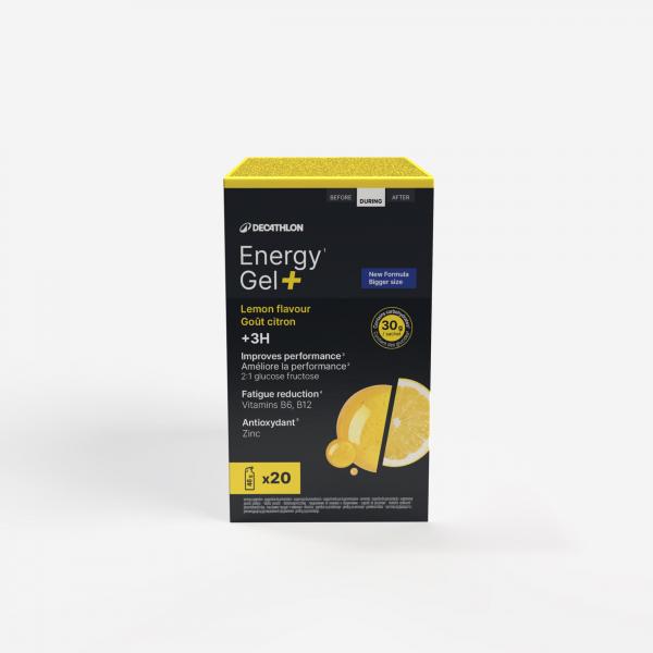 Żel energetyczny Energy Gel+ smak cytrynowy x20 wysiłek powyżej 3h