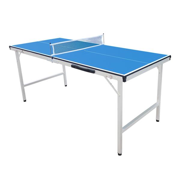 Mini 1500 Przenosny stol do tenisa stolowego niebieski, aluminium