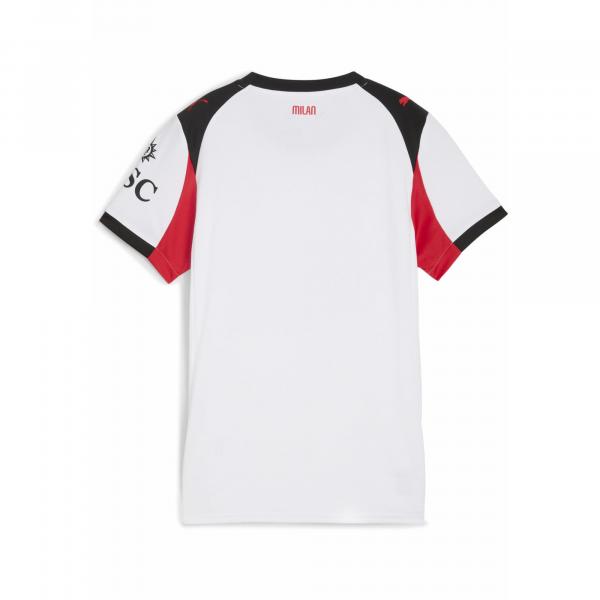 Damska koszulka wyjazdowa AC Milan 25/26 PUMA White For All Time Red