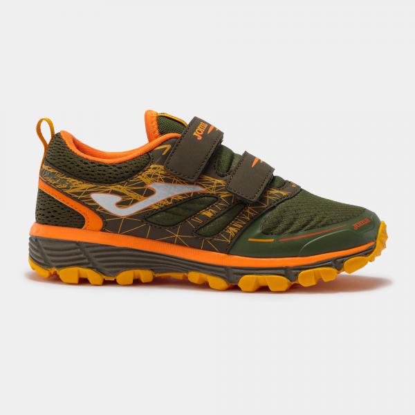 Children's Path Shoes Joma Sima Jr 2223 - Khaki/Oranje, rozmiar 30