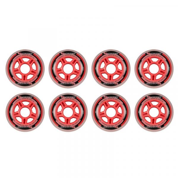 Koła do rolek Powerslide One 80mm/82a z łożyskami abec 5 - 8 sztuk
