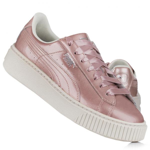 Buty damskie do chodzenia Puma BASKET PLATFORM METAL