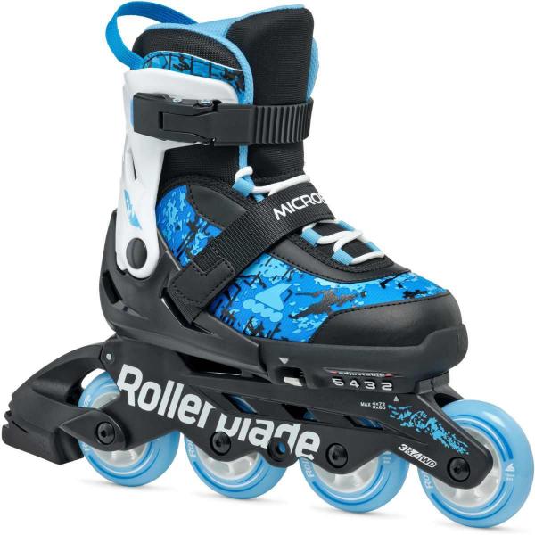Rolki Rollerblade Microblade SL Black Sky Blue Fitness dla Dzieci