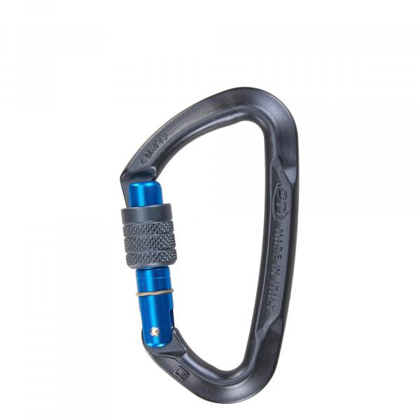 Karabinek zakręcany Climbing Technology Lime SG - grey/blue