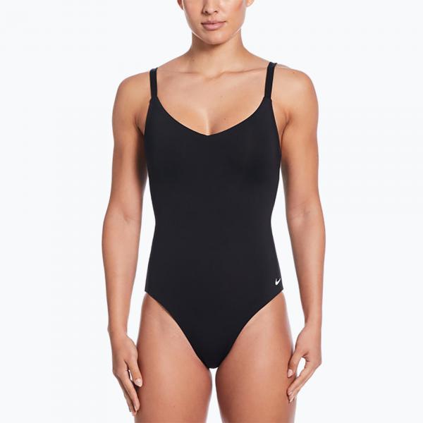 Strój pływacki jednoczęściowy damski Nike Essential V-Neck