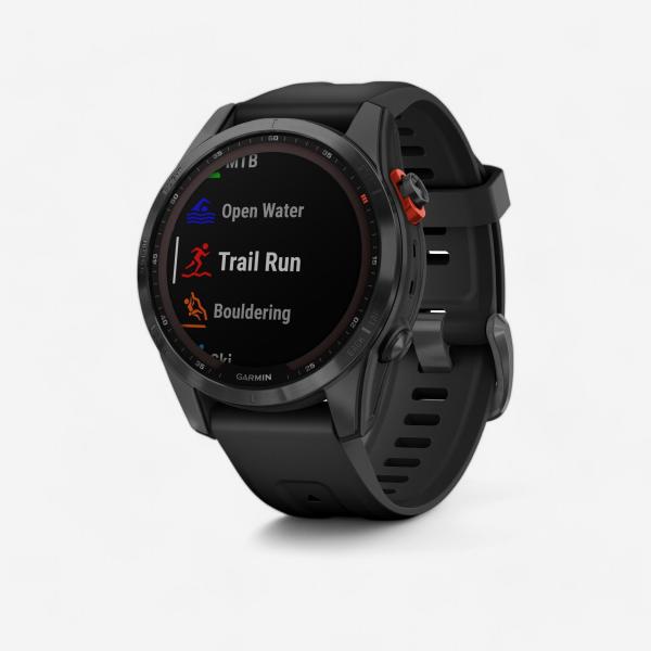 Second Life - Zegarek z GPS Garmin Fenix 7S Solar Silver Grey - Stan Dobry