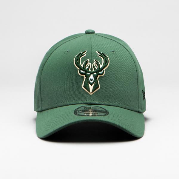 Czapka z daszkiem do koszykówki dla mężczyzn i kobiet New Era NBA Milwakuee Bucks