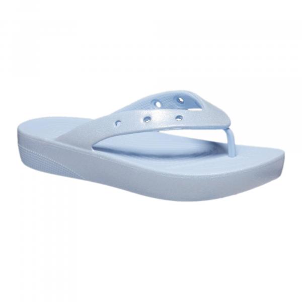 Japonki damskie Crocs Classic Platform Meta Pearl