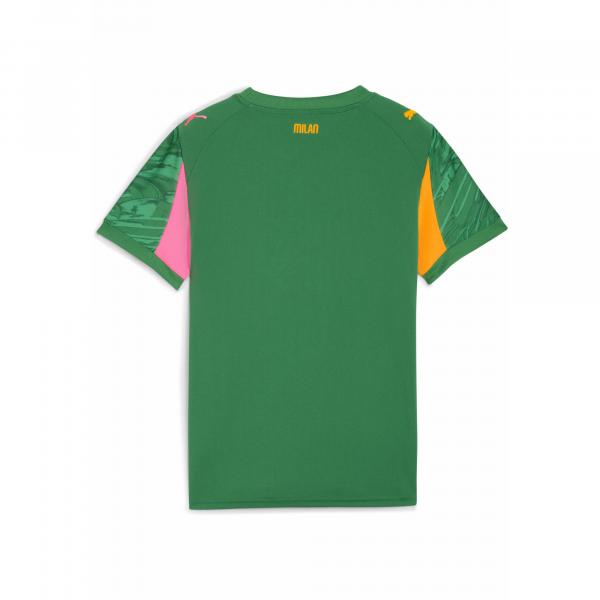 Młodzieżowa koszulka bramkarska AC Milan 25/26 PUMA Archive Green Intense Orange