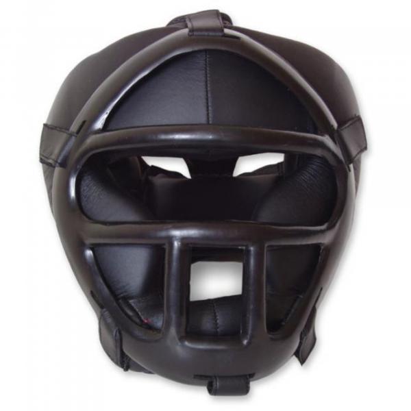 Kask bokserski Evolution Professional Equipment z maską Black S