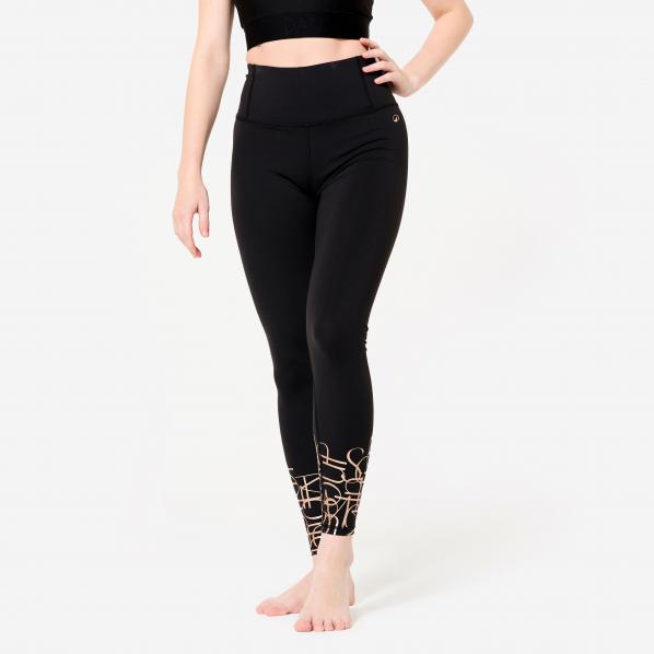 Legginsy do tańca nowoczesnego damskie Starever wysoki stan