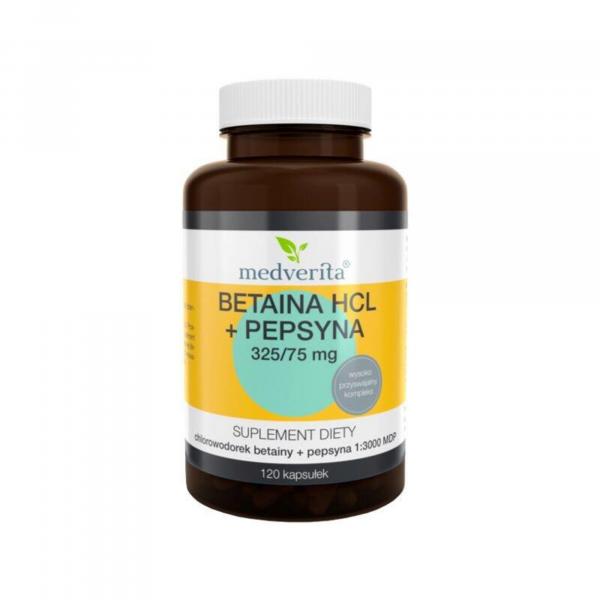 Betaina + Pepsyna MEDVERITA 120 kaps