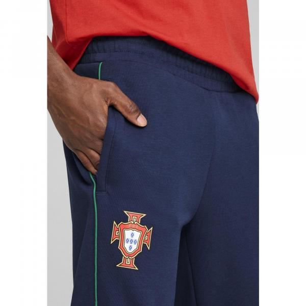 Męskie spodnie Portugalia Casuals PUMA Persian Blue Sunny Yellow