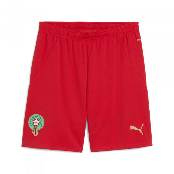 Męskie szorty Maroko 2025 PUMA Red Archive Green