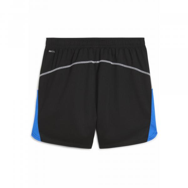 Damskie szorty piłkarskie individualBLAZE PUMA Black Cool Light Gray Racing Blue