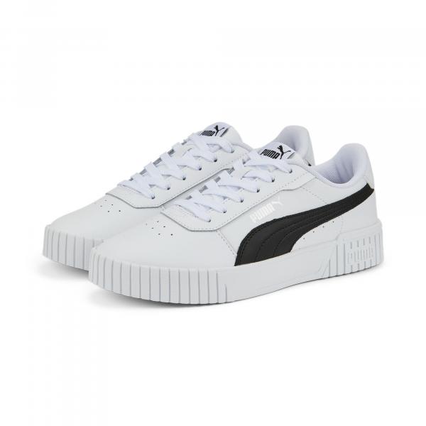 Damskie sneakersy Carina 2.0 PUMA White Black Silver Gray