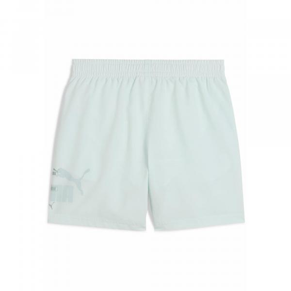 Młodzieżowe tkane szorty Essentials Logo Lab Summer PUMA Peaceful Blue