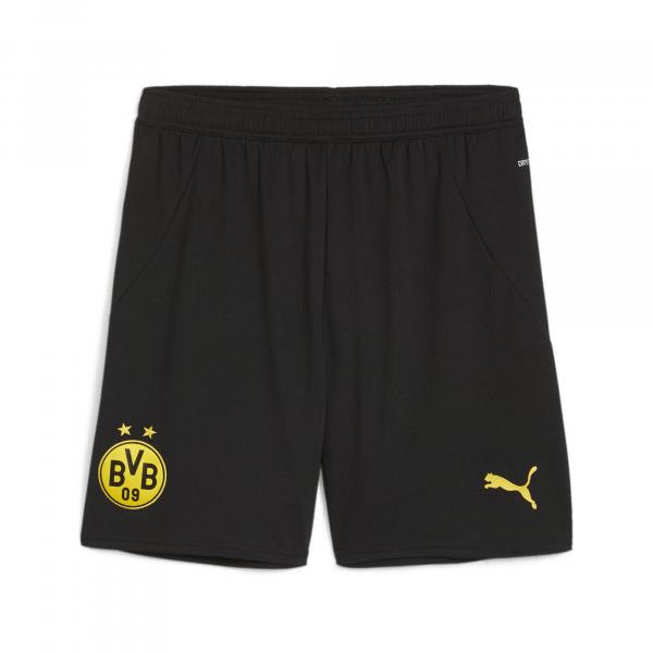 Męskie szorty Borussia Dortmund 24/25 PUMA Black Faster Yellow