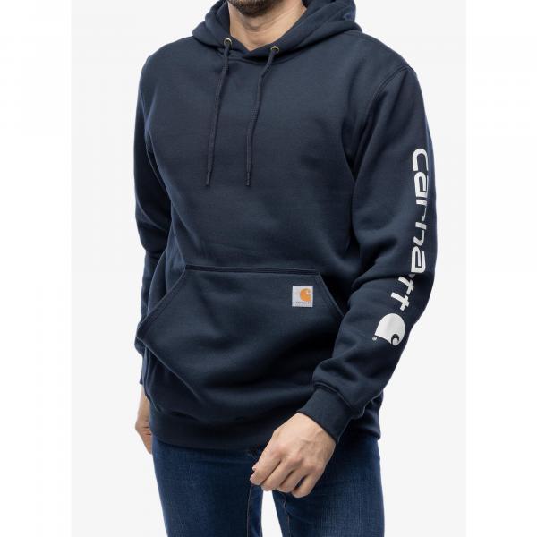 Bluza z kapturem męska Carhartt Sleeve Logo Hooded Sweatshirt