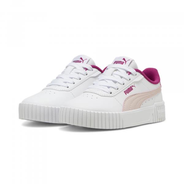 Dziecięce sneakersy Carina 2.0 PUMA White Mauve Mist Magenta Gleam Pink