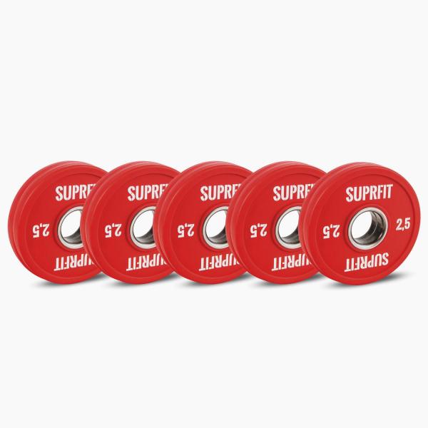 Talerze do treningu siłowego Suprfit Mini Bumper Plates Set