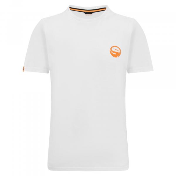 Koszulka Wędkarska Guru Semi Logo Tee White T-Shirt Biała