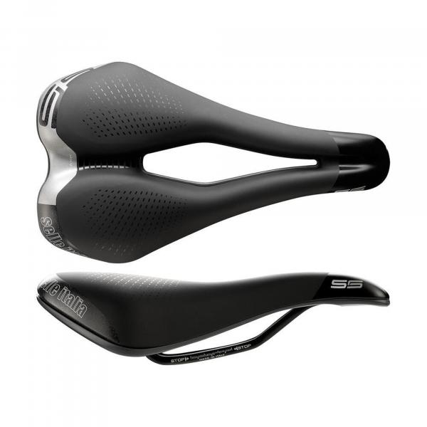 Siodełko Rowerowe S5 Superflow L Aluminium L3 Czarne
