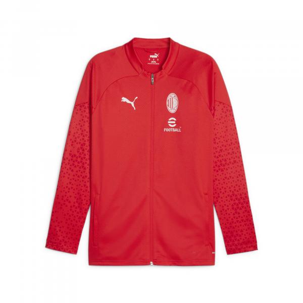 Kurtka treningowa AC Milan PUMA For All Time Red Feather Gray