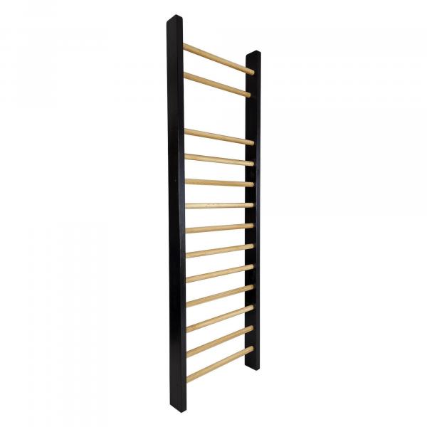 Drabinka gimnastyczna Leon 230 x 80 cm czarna UNDERFIT