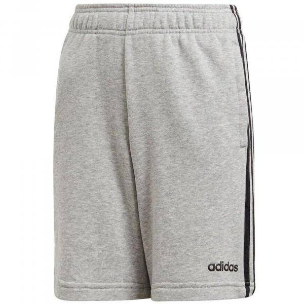 Spodenki dla dzieci adidas Essentials 3 Stripes Knit Short szare DV1797