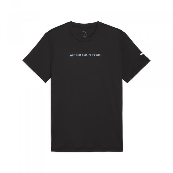 Męska koszulka RUN CLUB z grafiką PUMA Black