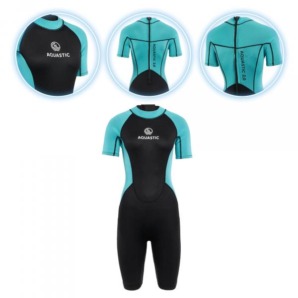 Pianka do pływania damska AQUASTIC Wavey WMNS 2 mm