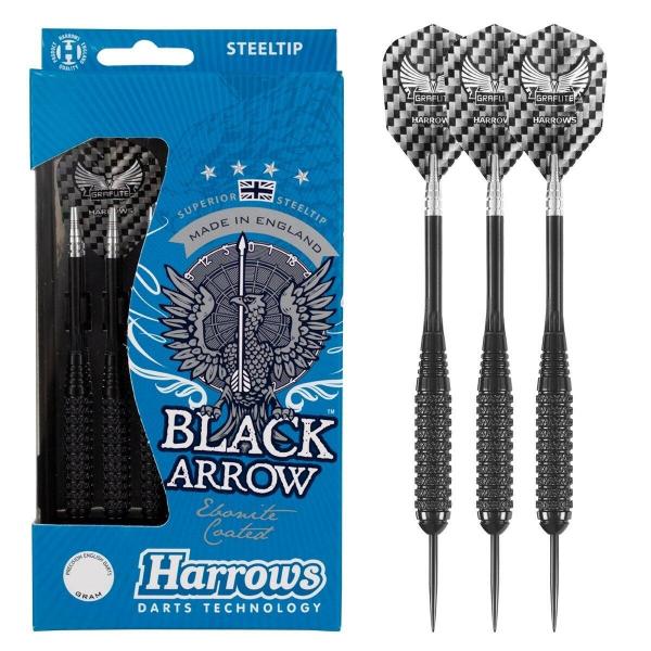 Harrows rzutki Steeltip Black Arrows 25g