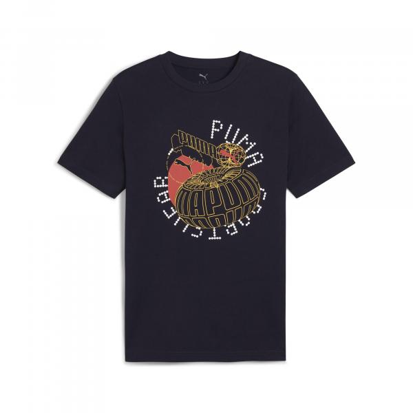 Męska koszulka Graphics Execution PUMA New Navy Blue