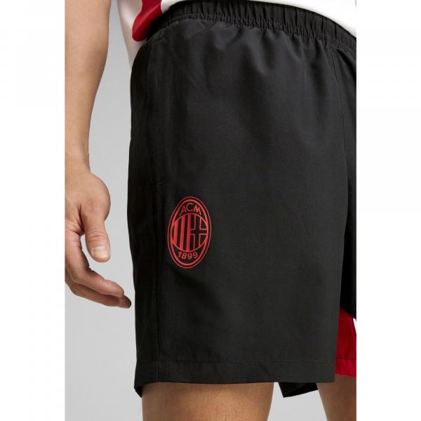 Męskie szorty AC Milan ftblARCHIVE PUMA Black For All Time Red