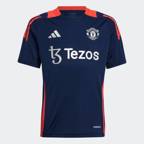 Koszulka piłkarska treningowa dla dzieci ADIDAS Manchester United 24/25