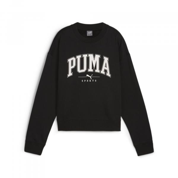 Damska bluza z okrągłym dekoltem PUMA SQUAD o pełnej długości PUMA Black