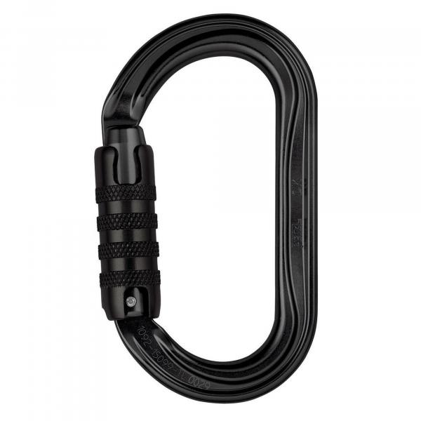 Karabinek Petzl OK Triact-Lock - black