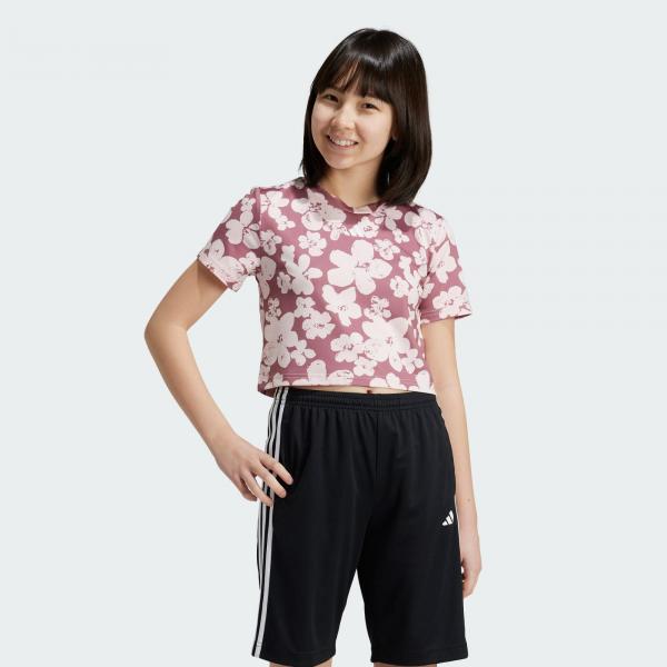 Koszulka Train Essentials Seasonal Printed Cropped Training Kids