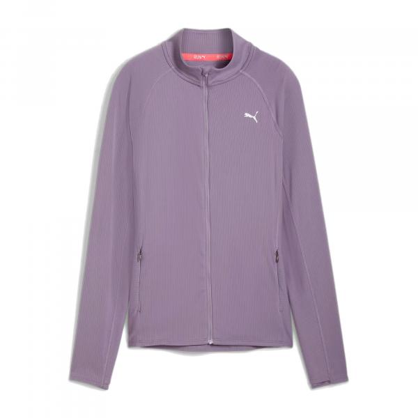 Bluza do biegania damska PUMA Run For Her Ribbed Full Zip