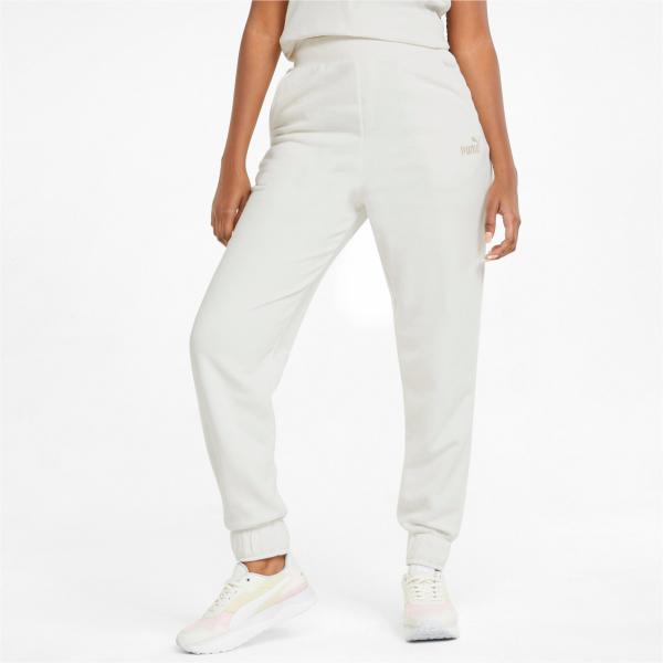 Spodnie damskie Puma ESS+ Embroidery High-Waist Pants FL