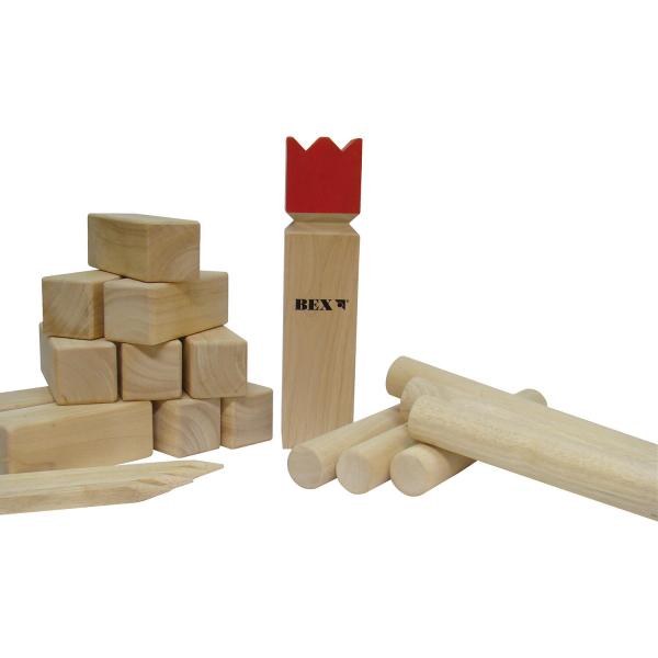 Gra plenerowa Kubb Original Bex Red king