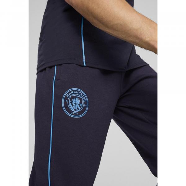 Męskie spodnie Casuals Manchester City PUMA New Navy Magic Blue