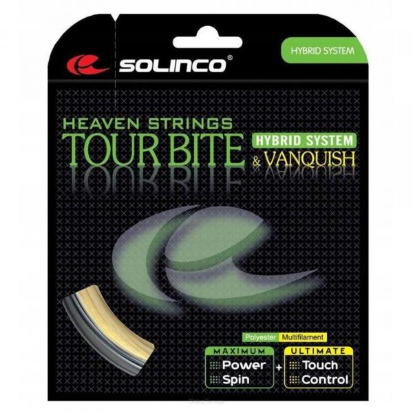 Naciąg tenisowy Solinco Hybrid System Tour Bite/Vanquish